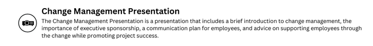 RPA Toolkit: Change Management Presentation Icon with Copy