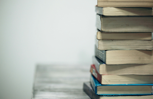 stack of books