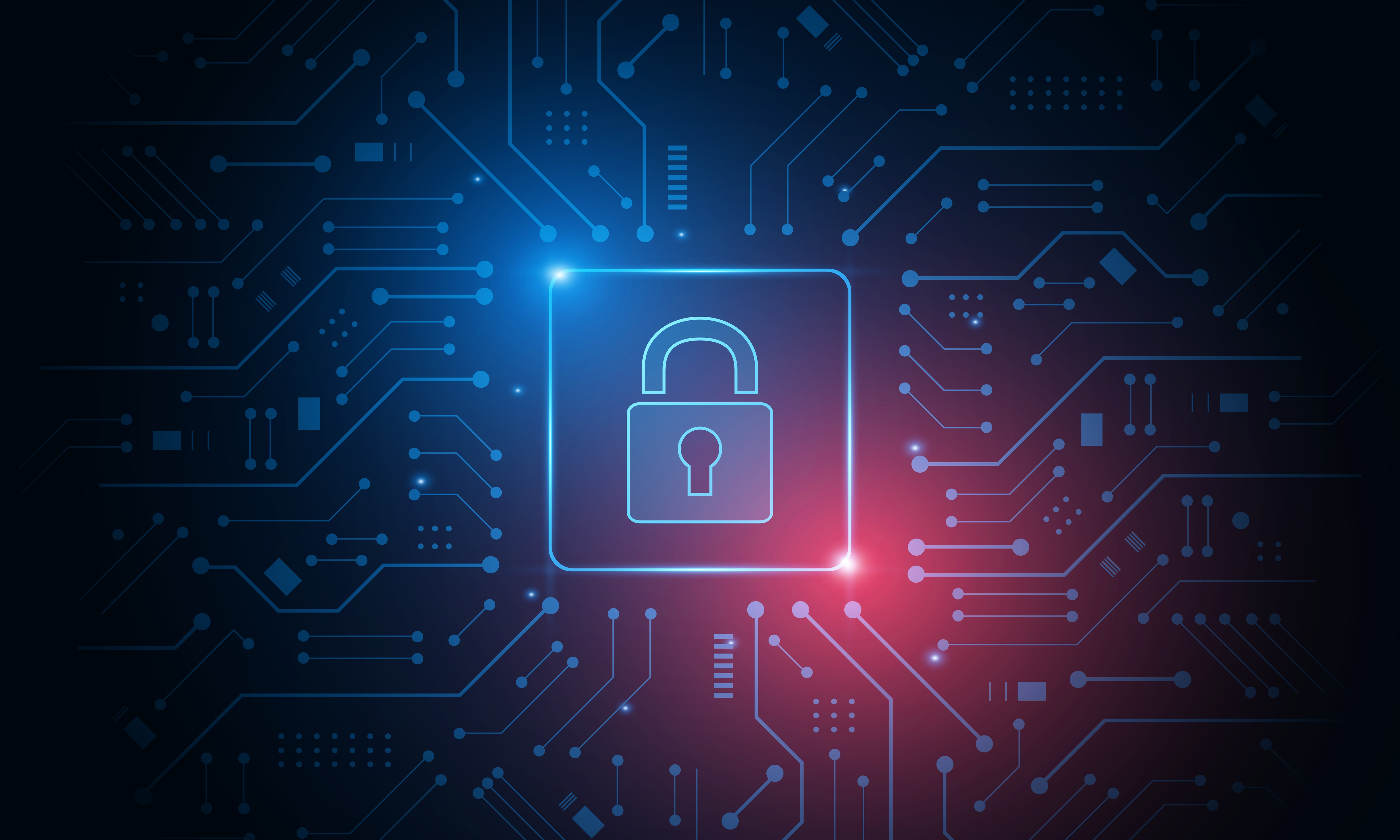 Cybersecurity lock image