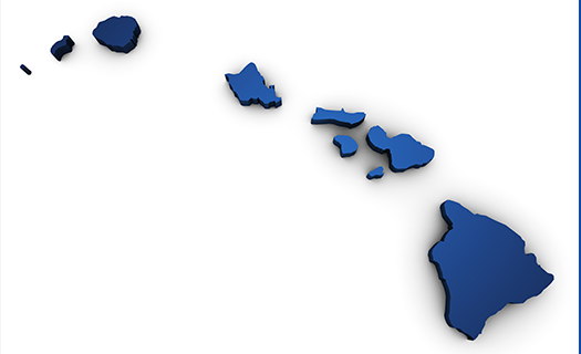 map of hawaii
