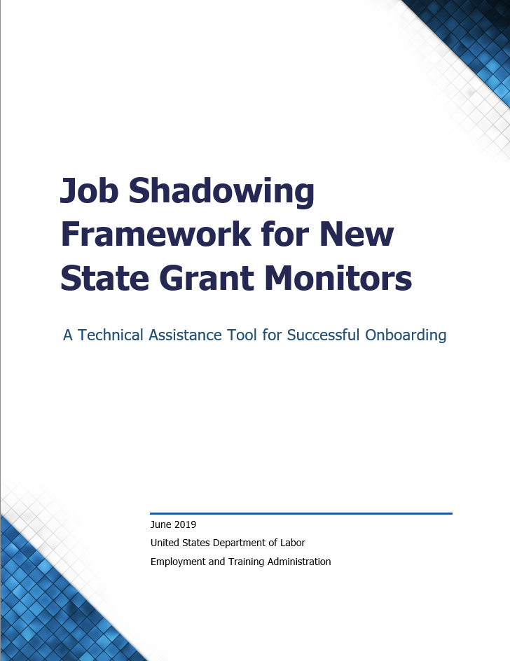 Job Shadowing Framework Graphic