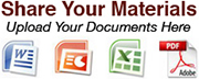 Share Your Materials - Upload your Documents here