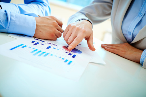 Guiding the Way with Data - pointing to charts