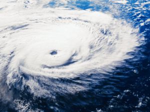 Hurricane view from space