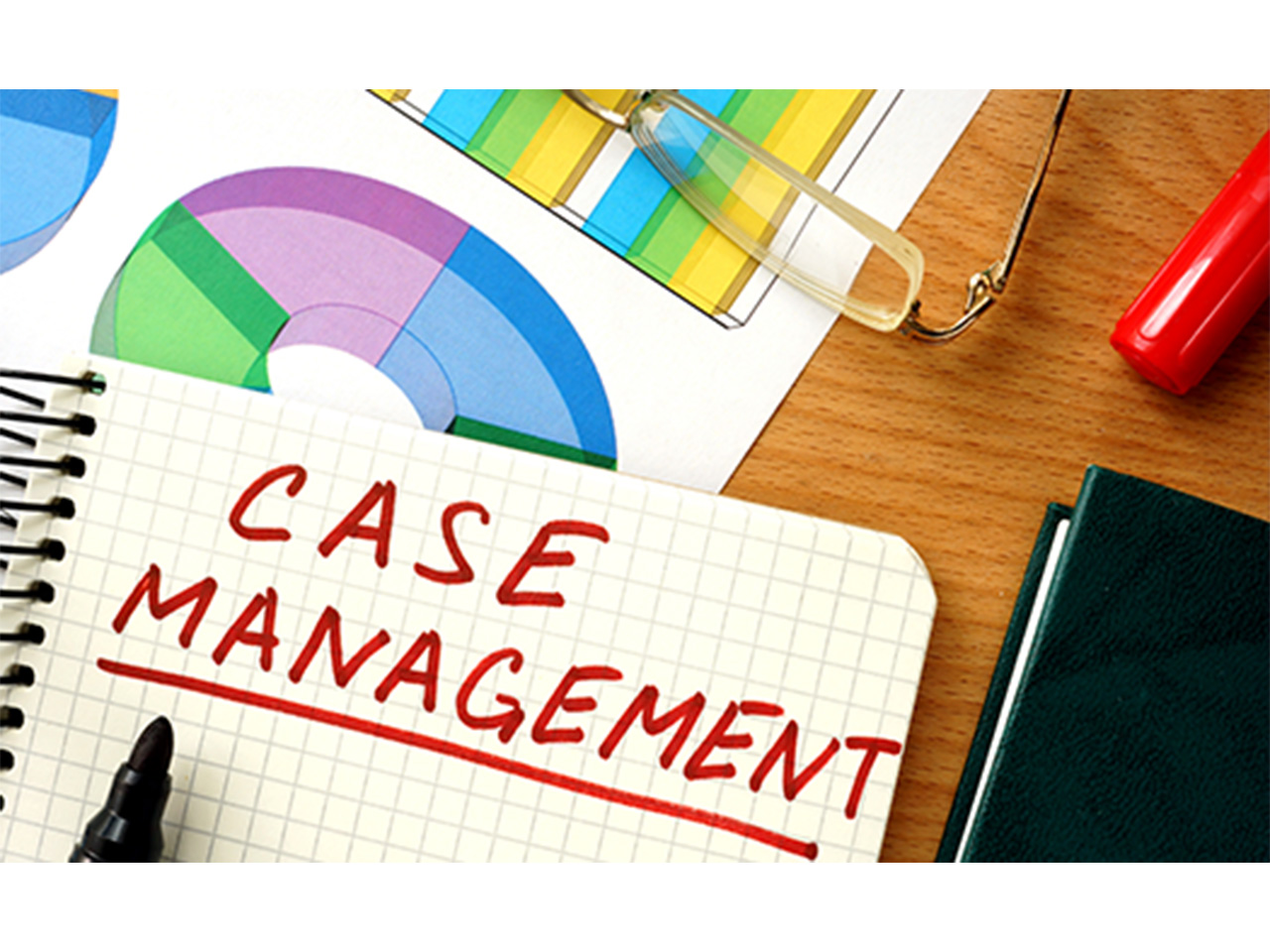 Case Management written in a notebook