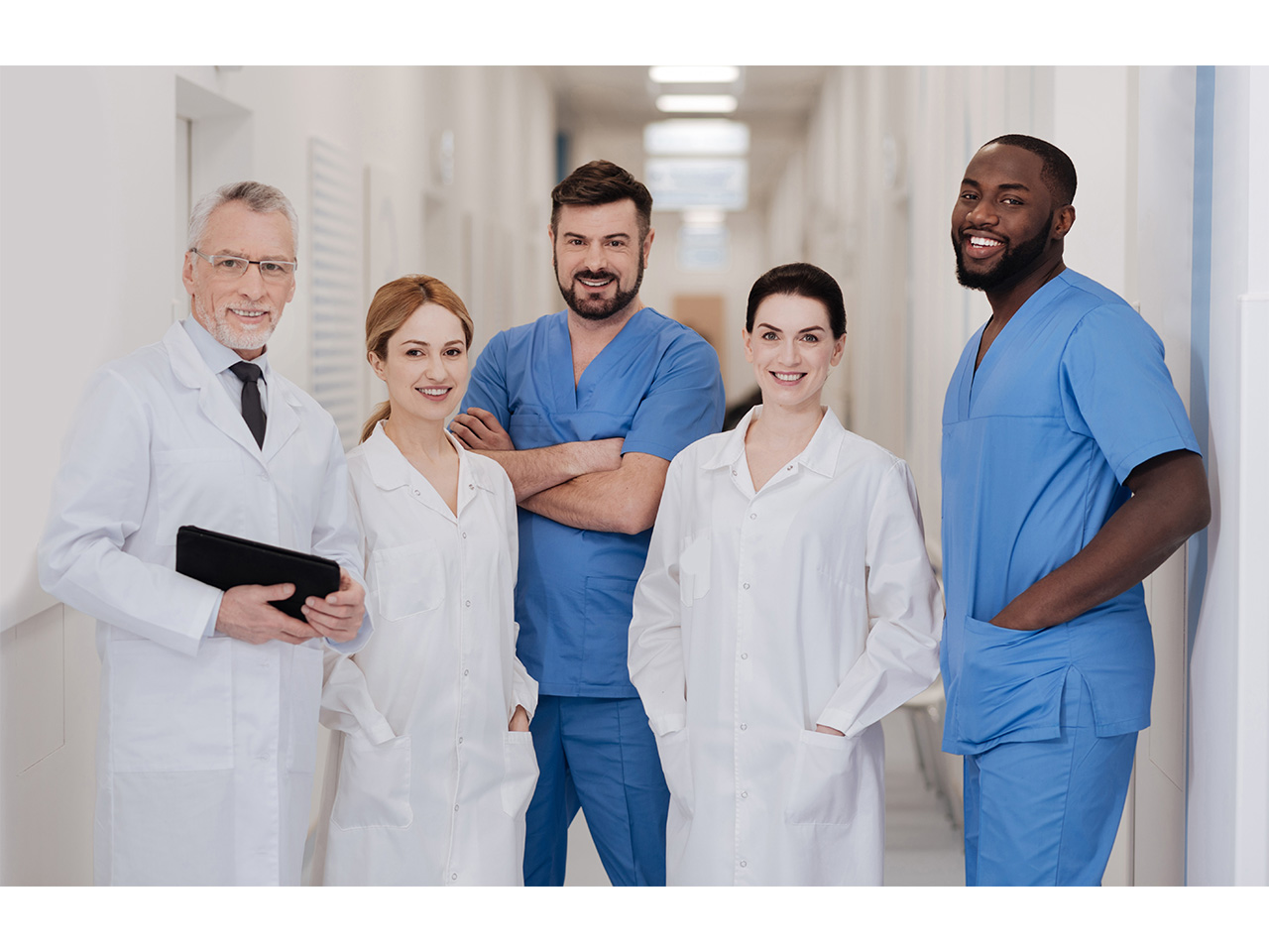 Nurse and doctors