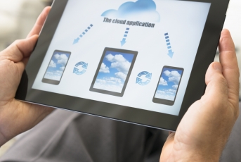 Man Holding Tablet