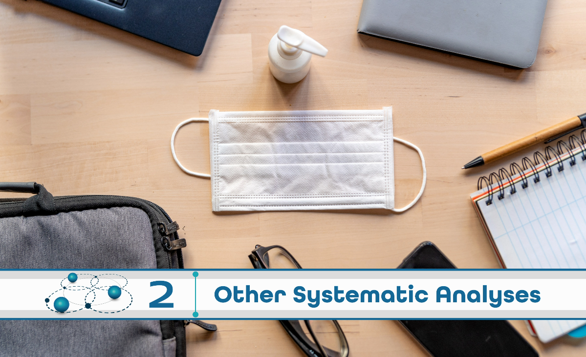 remote work kit on wooden office desk with hand sanitizer and face mask, a solution against the spread of corona virus for quarantined employees