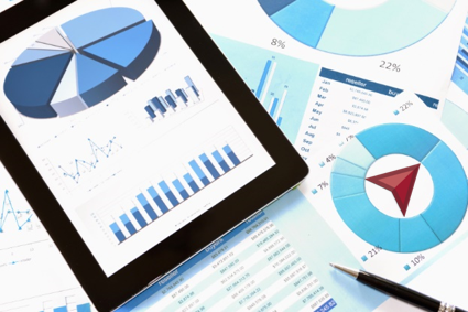 Tablet Graph Arrow