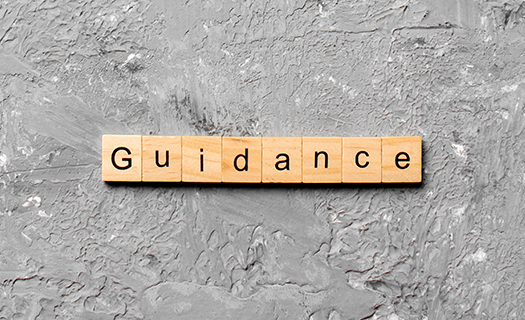 guidance-word-written-on-wood-block