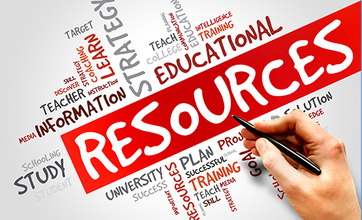 resources-word-cloud-education-concept