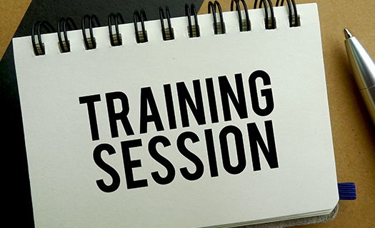 training-session-memo-written-on-notebook