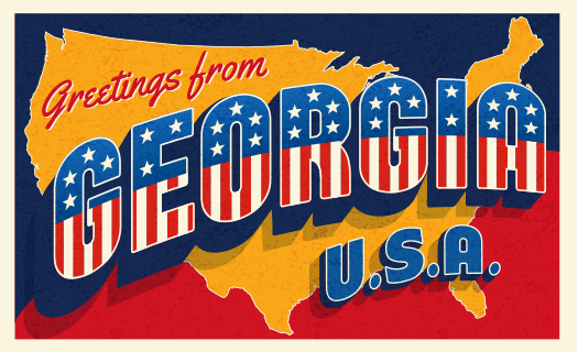 greetings-georgia-usa-retro-style-postcard