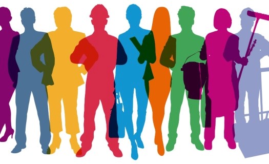 Different Professions Silhouette