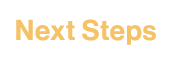 Next Steps