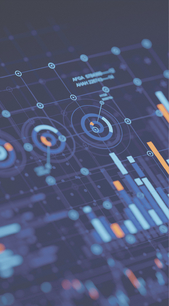 Financial data document graph chart report statistic marketing research development planning management strategy analysis accounting. Financial business technology hologram concept. 3d rendering.