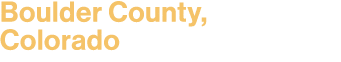 Boulder County, Colorado